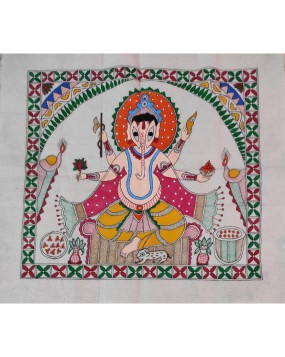 Handmade Ganesh painting-2