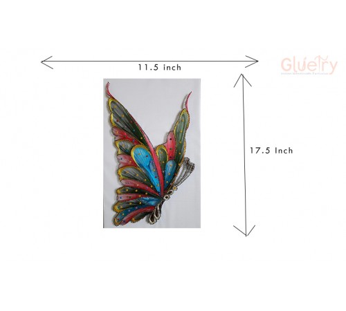 Embroidery Art of Beautiful Butterfly 